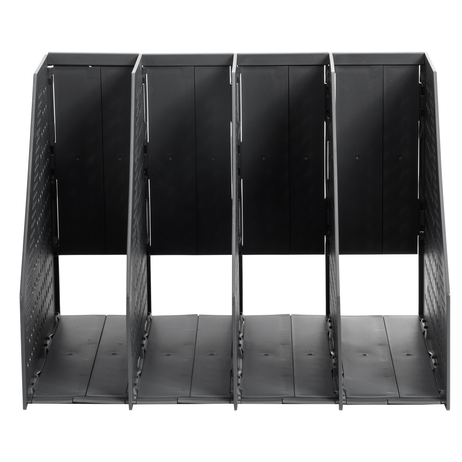 deli E78995 Magazine Holder, 288*50*300mm, Light Grey - Image 3