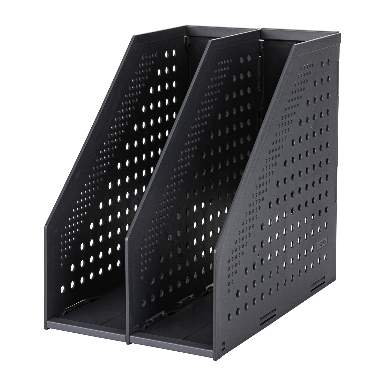 deli E78999 Magazine Holder, 286*38*300mm, Dark Grey - Image 3