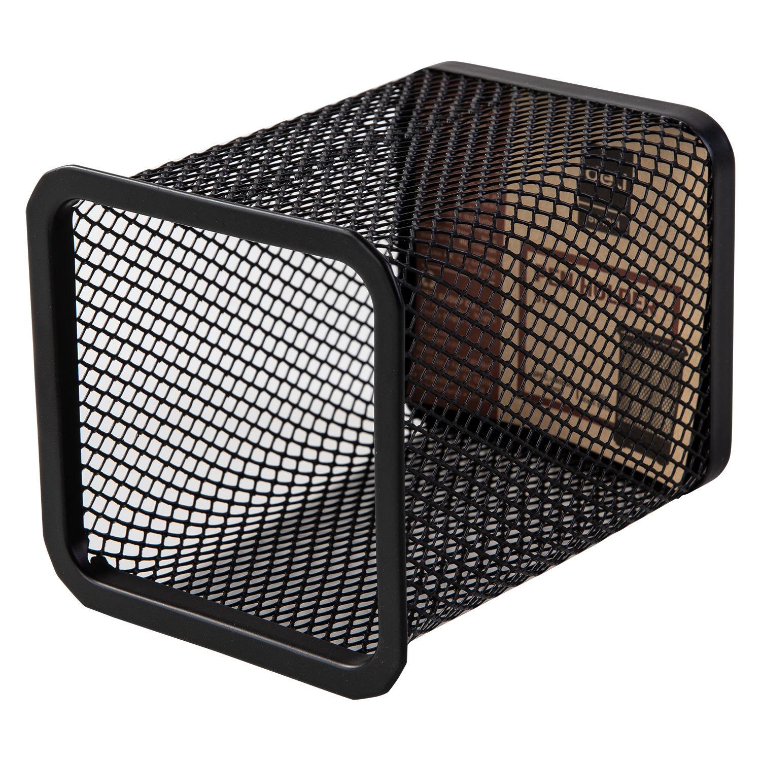 deli E9174 Pen Holder, 80×80×90mm, Black - Image 3