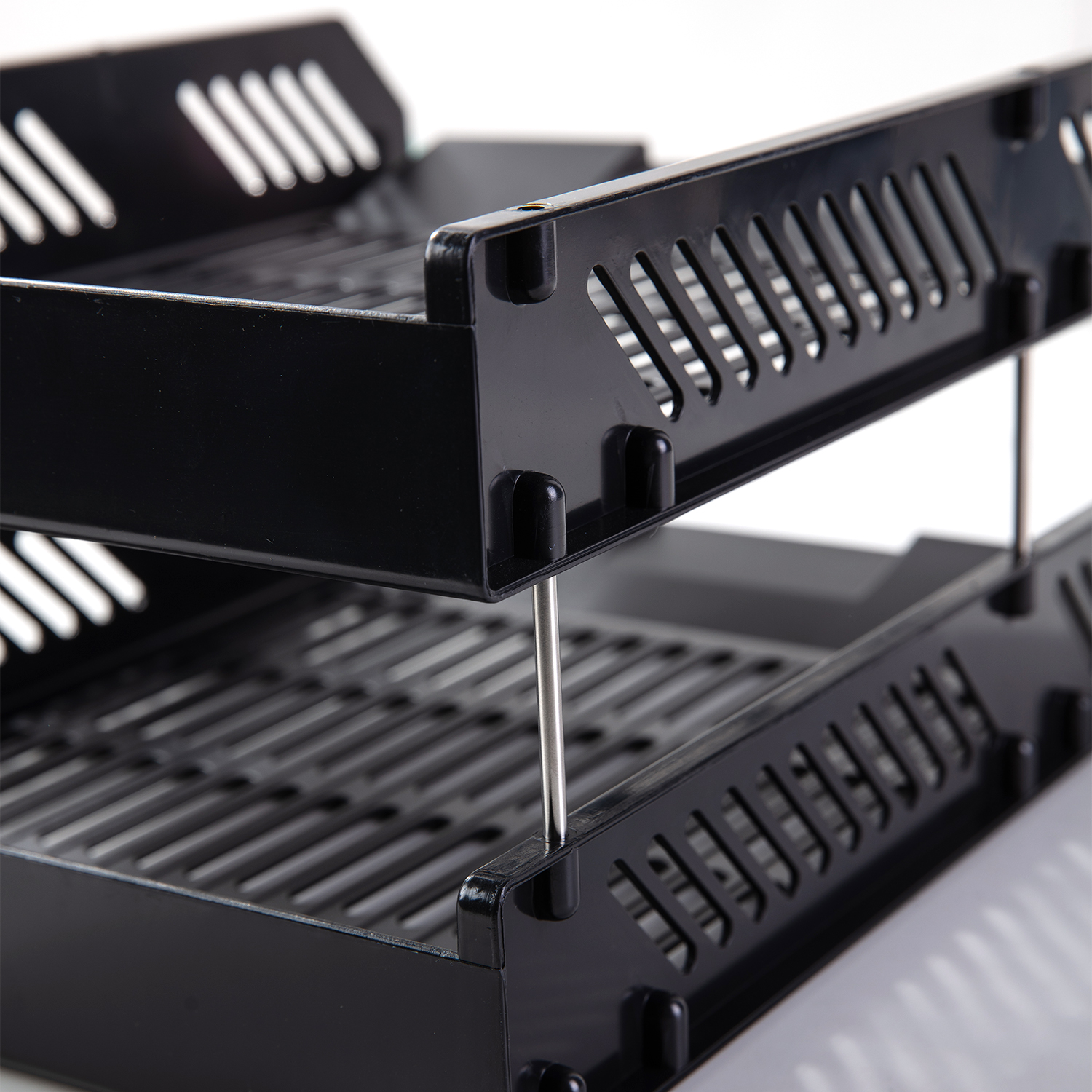 deli E9208 File Tray, 268×336×65mm, Black - Image 3