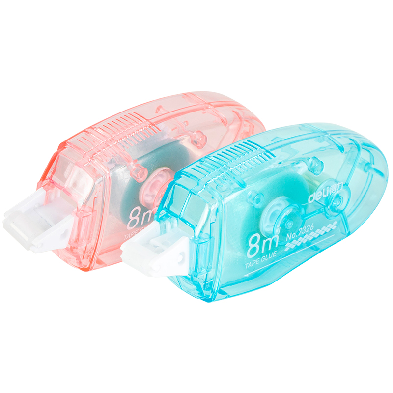 deli 7326 Adhesive Roller, 6mm*8m, Colorful - Image 3