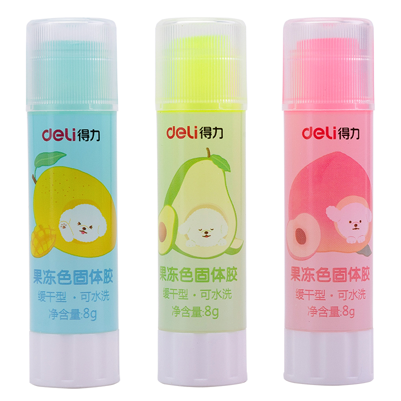 deli 9626 Glue Stick, 8g, Assorted Colors - Image 3