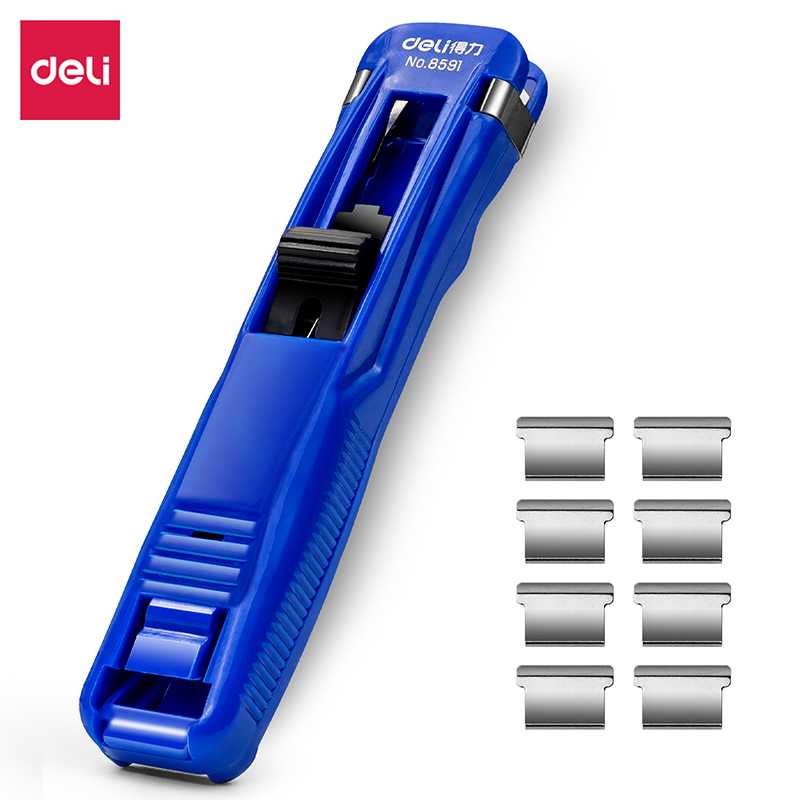 deli 8591 Fasteners, 40sheets,16mm, Blue - Image 2