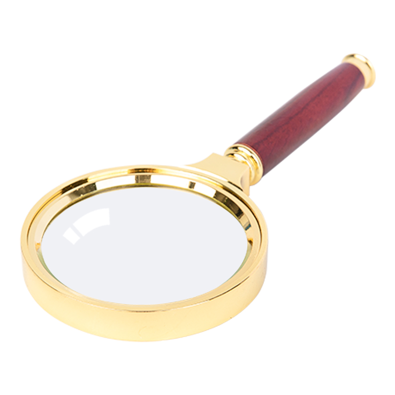deli 9096 Magnifier, 4times,55.5mm, Golden - Image 3