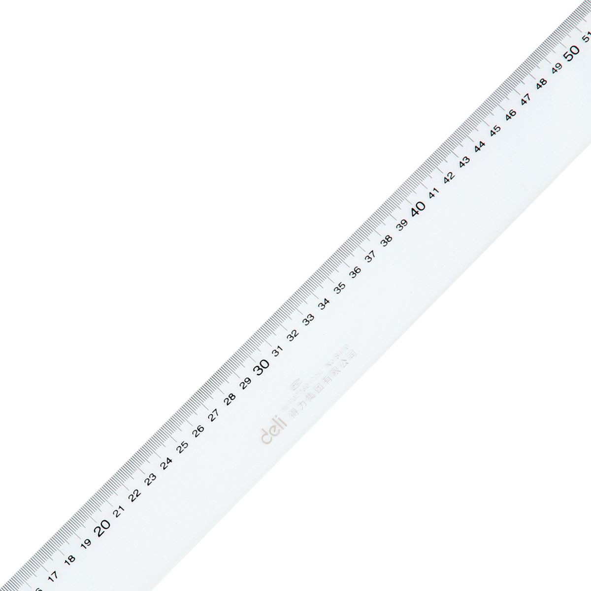 deli 8410 Technical Ruler, 60cm, Transparent - Image 3