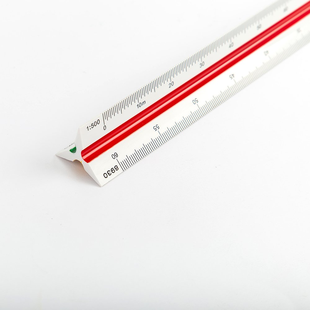 deli E8930 Ruler, 30cm, White - Image 3