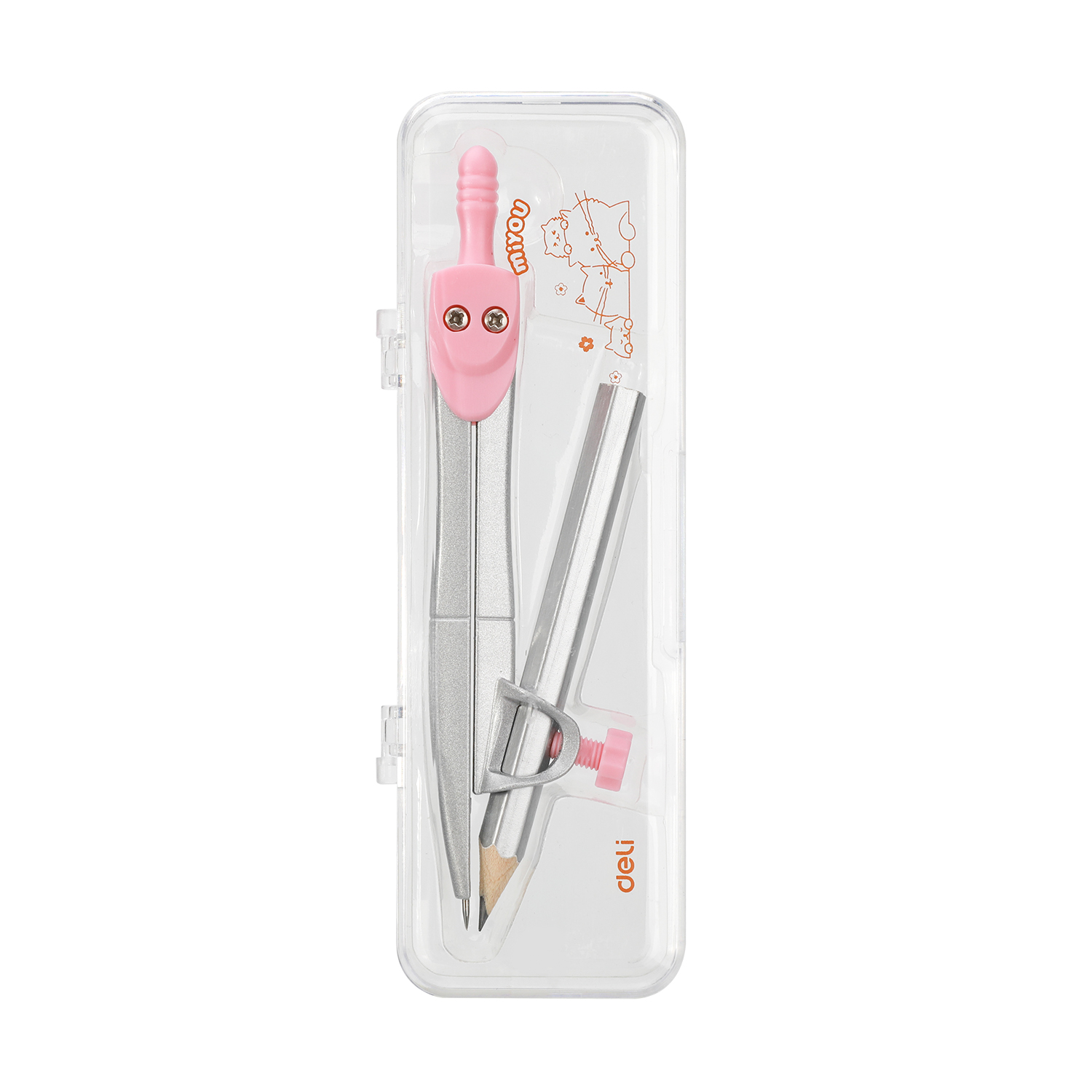 deli EH601 Compass, with a pencil Ø up to 280 mm, Assorted Colors - Image 3