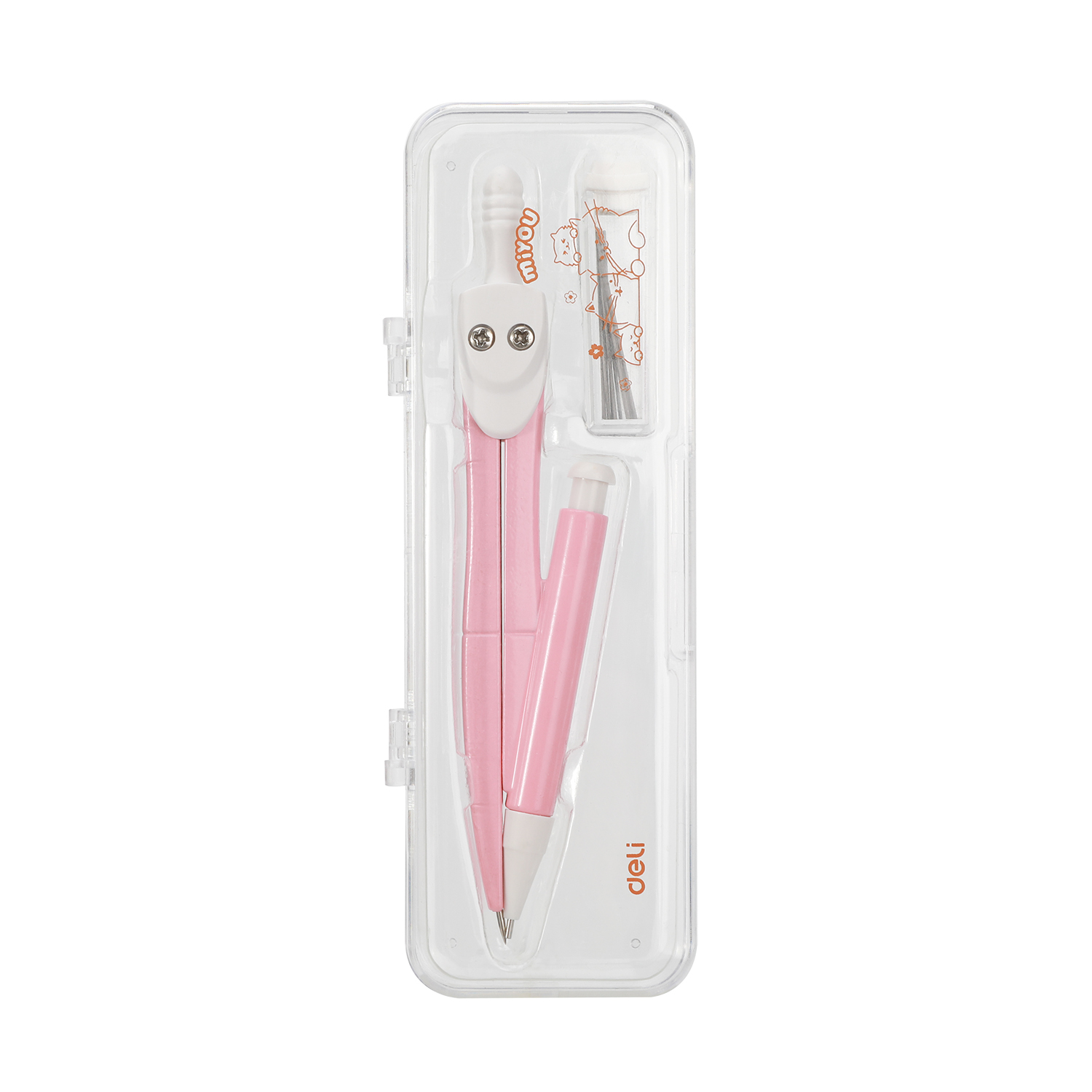deli EH602 Compass, with mechanical pencil Ø up to 280 mm, Assorted Colors - Image 3