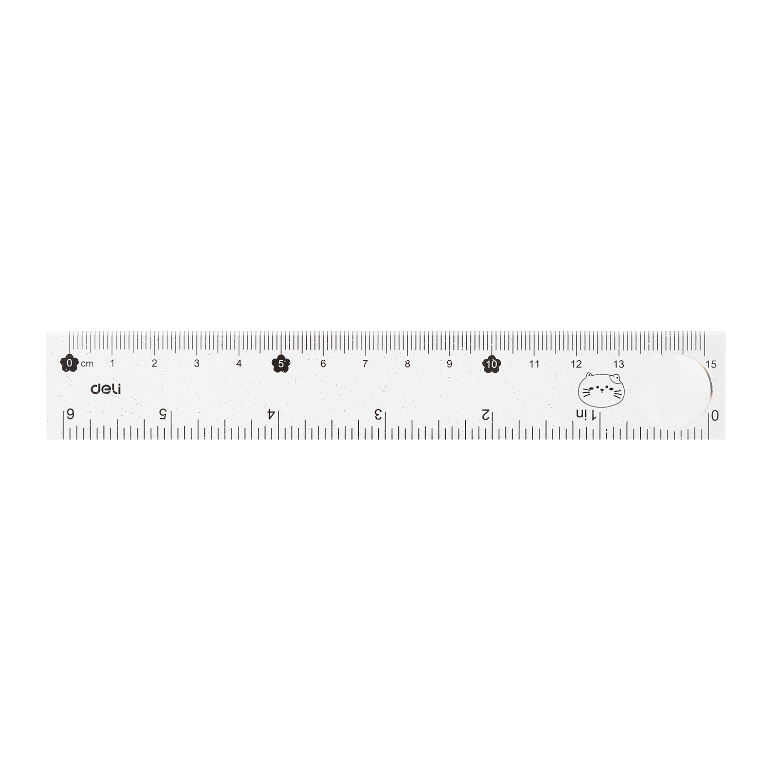 deli EH657 Ruler Set, 4 PCS set(Ruler:15cm), Assorted Colors - Image 3