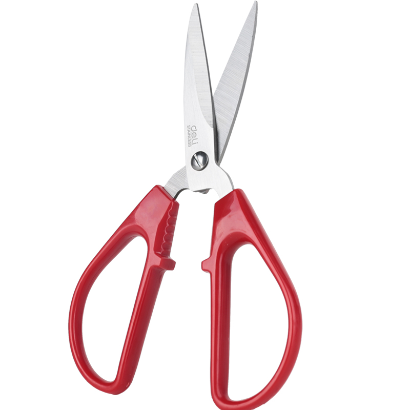 deli 6036 Scissors, 170mm, Red - Image 3