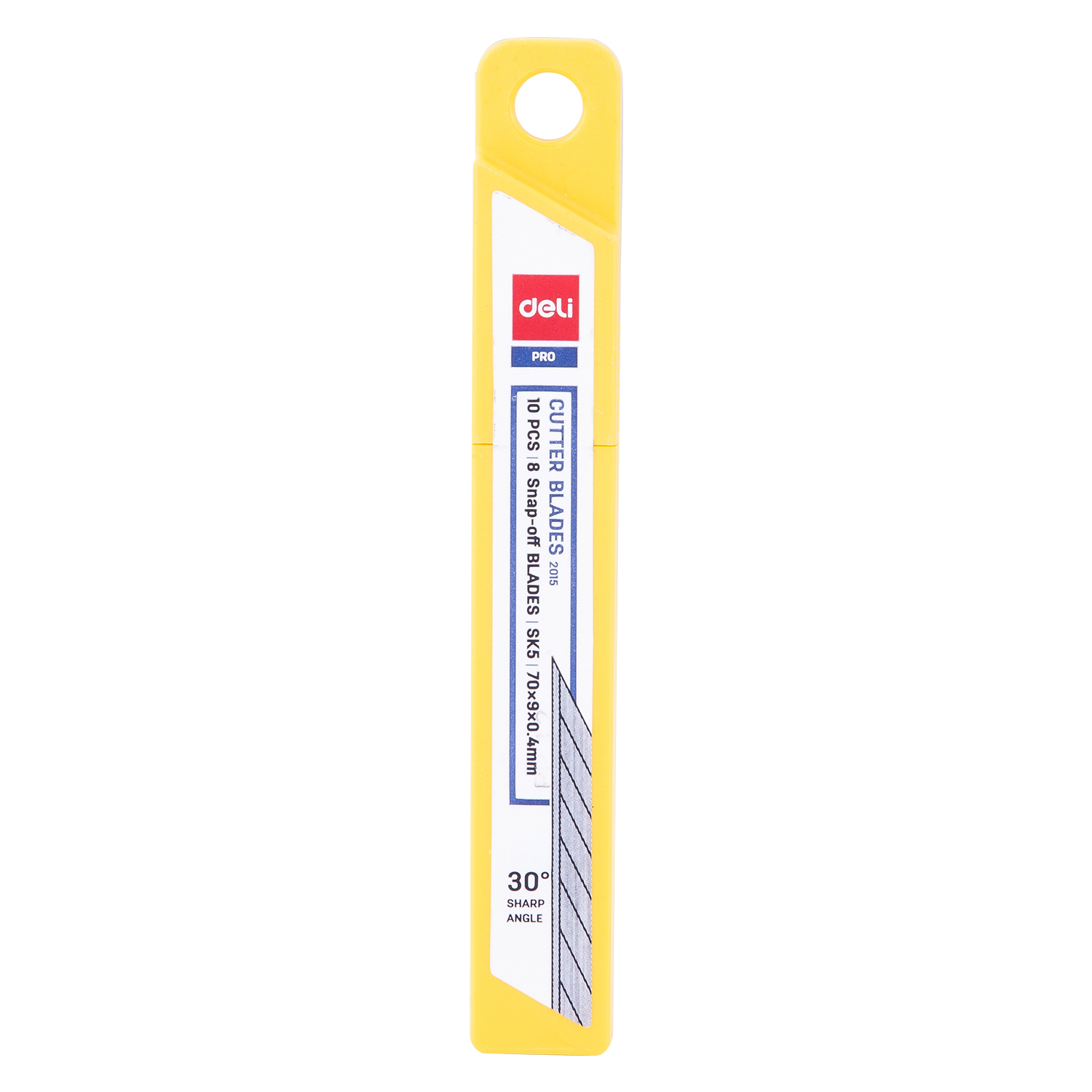 deli E2015 Cutter Blade, 8 snap-off blades, Silver - Image 3
