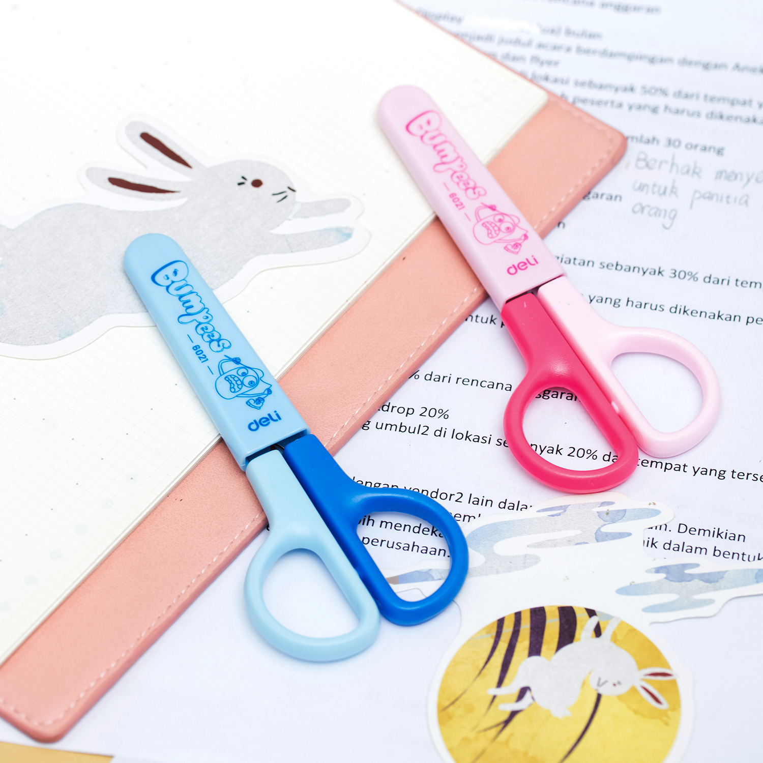 deli E6021 School Scissors, 120mm, Assorted Colors - Image 3