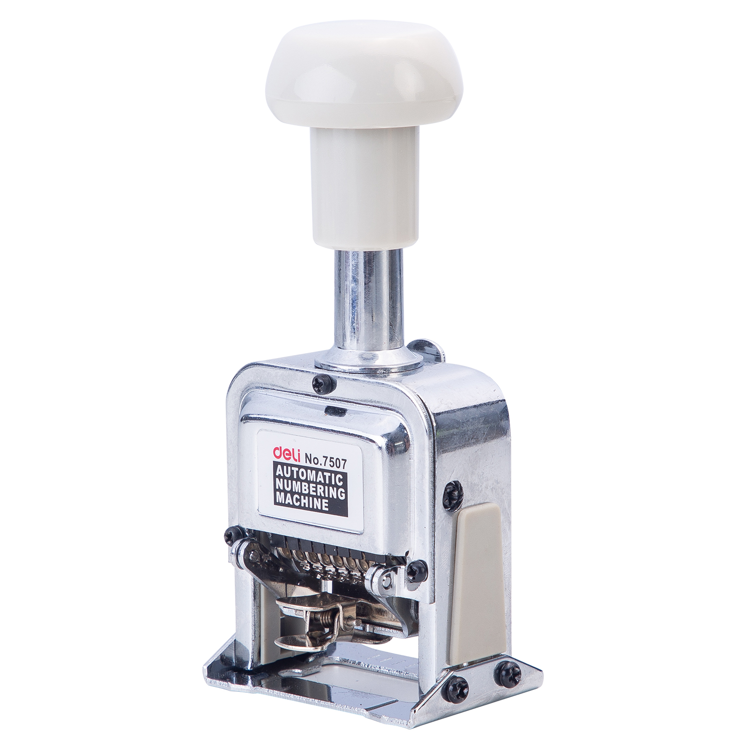 deli E7507 Numbering Machine, 7 digits, White - Image 3