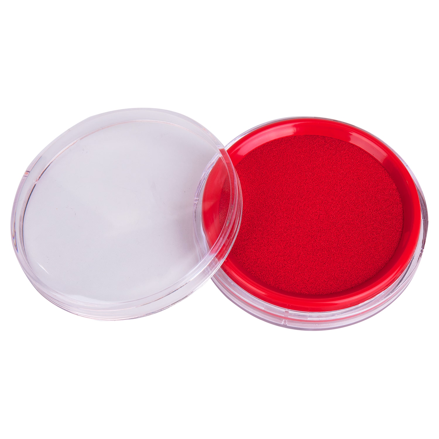 deli E9863 Stamp Pad, φ84×25mm, Red - Image 3
