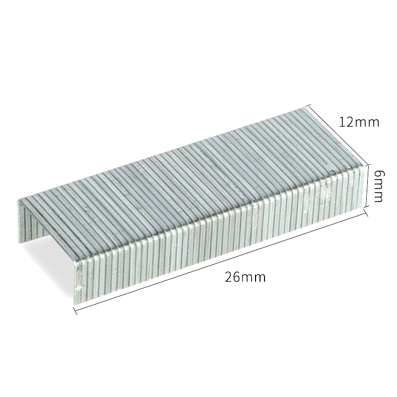 deli 0012 Staples, 1000PCS/box, Silver - Image 3