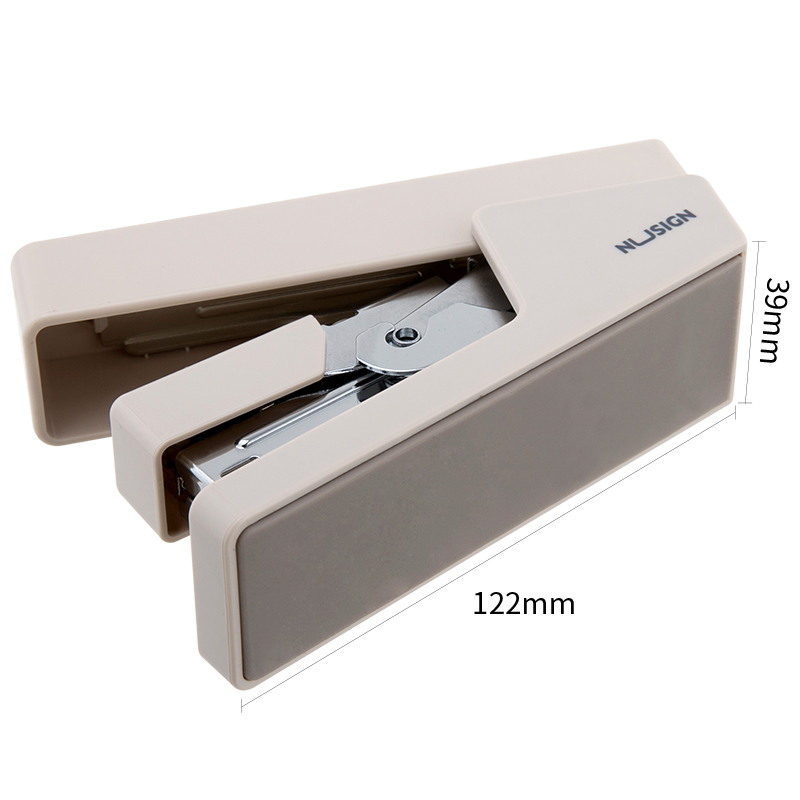 deli NS081 Nusign Effortless Stapler, 20sheets,24/6 & 26/6, Light Grey - Image 3