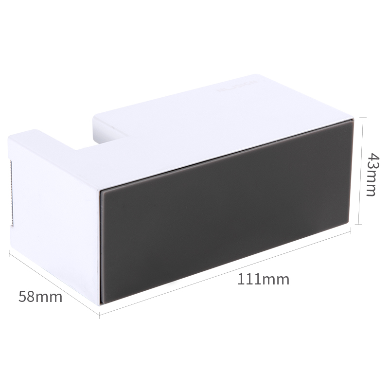 deli NS121 Nusign Tape Dispenser, 114×45×59mm, White - Image 3