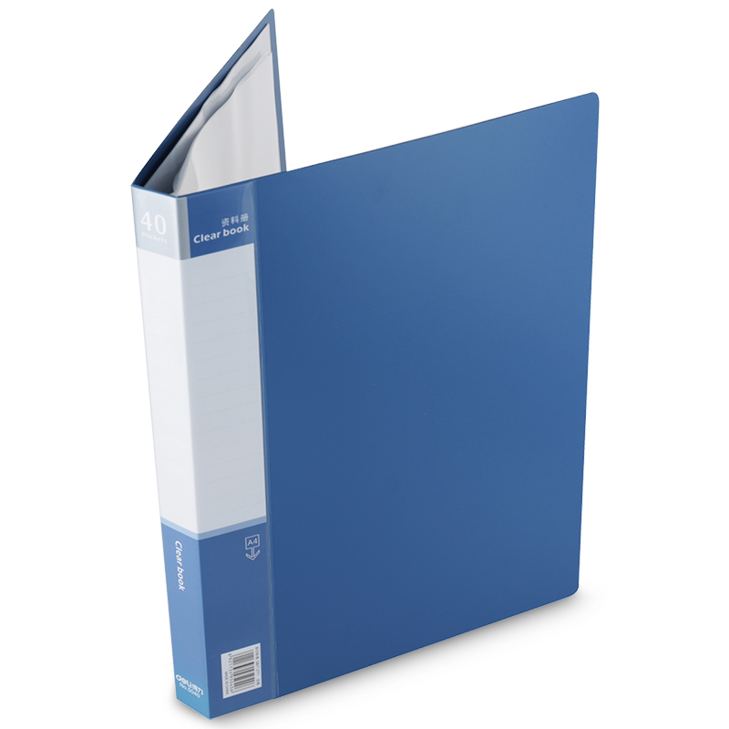 deli 5040 Office Display Book, A4-40 pages, Blue - Image 3