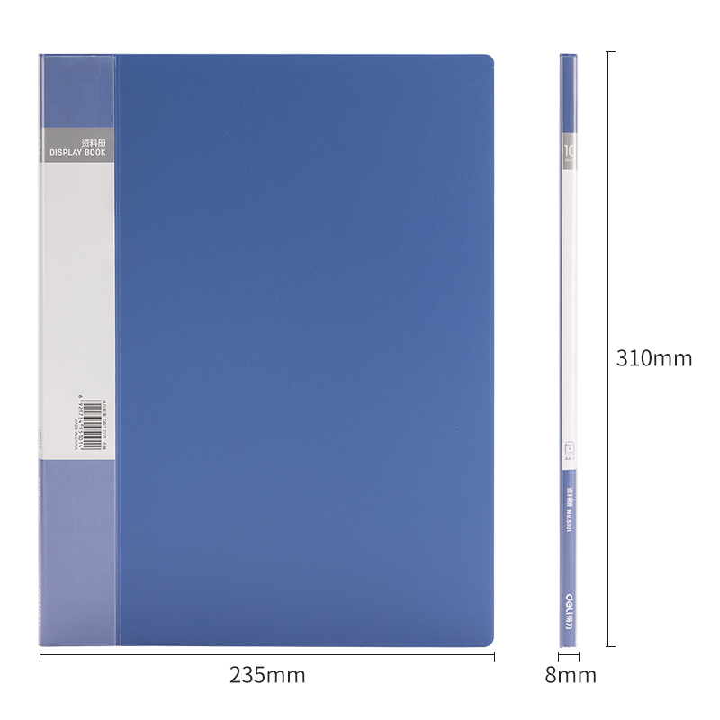 deli 5101 Office Display Book, A4-10 pages, Blue - Image 3