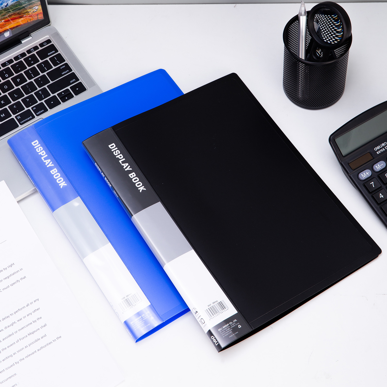 deli E38144 Office Display Book, A4-10 pages, Assorted Colors - Image 3