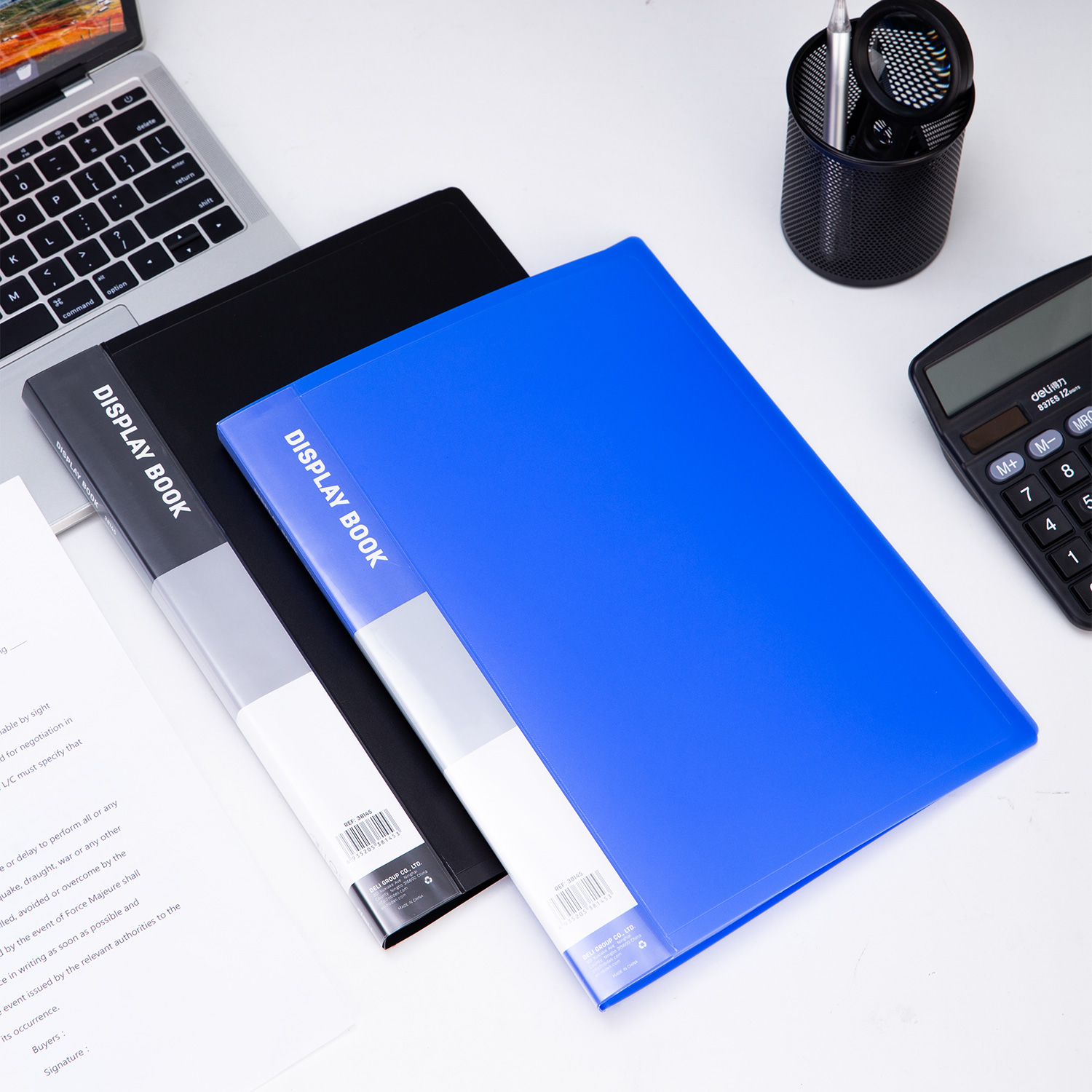 deli E38145 Office Display Book, A4-20 pages, Assorted Colors - Image 3