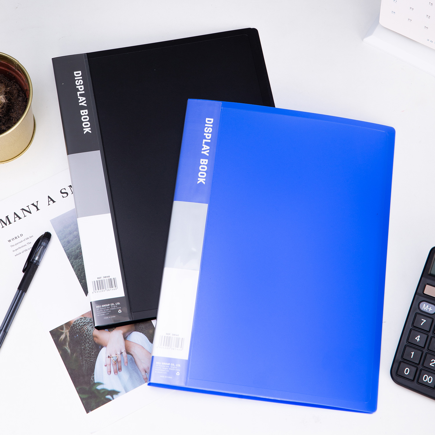 deli E38146 Office Display Book, A4-30 pages, Assorted Colors - Image 3