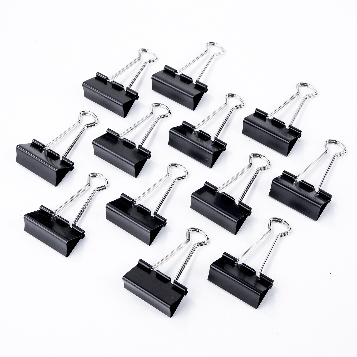 deli E38562 Effortless Binder Clip, 41mm, Black - Image 3