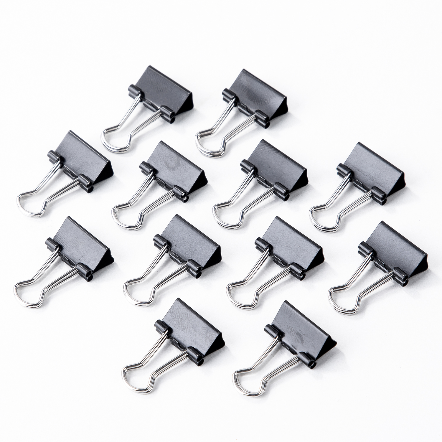 deli E38566 Effortless Binder Clip, 15mm, Black - Image 3
