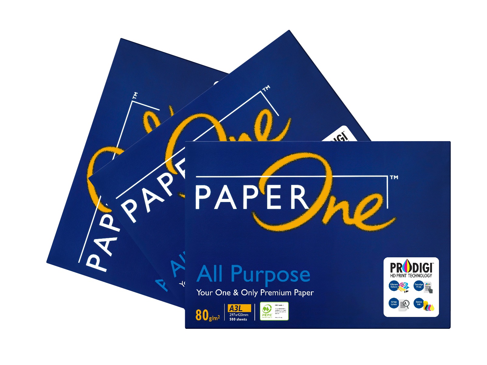 Paper One PaperOne All Purpose, Printing / Photo Copy Paper, A3 80gsm, White, 500 Pages in a Ream - Image 3