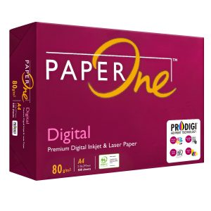Paper One PaperOne Digital P1D Printing Photo Copy Paper A4 80gsm White 500 Pages in a Ream