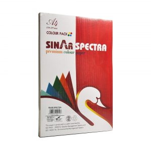 Sinarline Sinar Spectra Colored Copy Paper, 80 gsm, Mixed Color, 250 Sheets in Ream