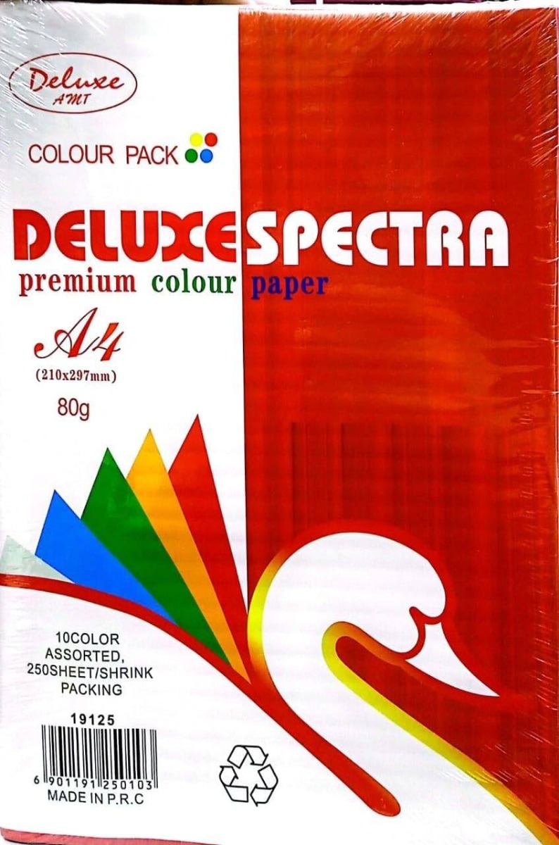 Color Photocopy Paper A4 Rainbow, 250 Sheets