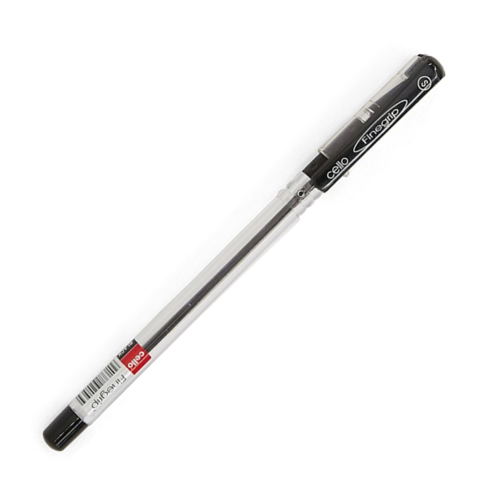 Cello Finegrip Ball Point Pen, Fine Writing 0.7 mm, Black