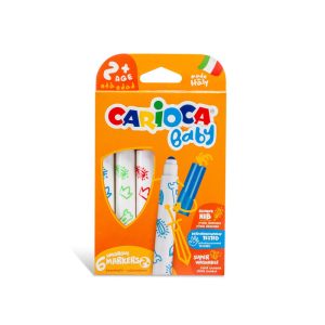 Carioca Baby Marker for 2 Plus Years 6 Pieces in a Pack