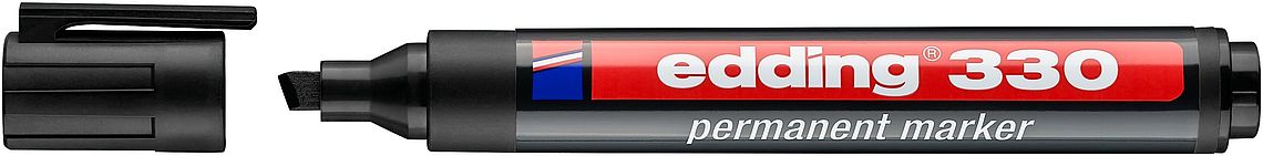 edding E-330 Permanent Marker Black - Image 2