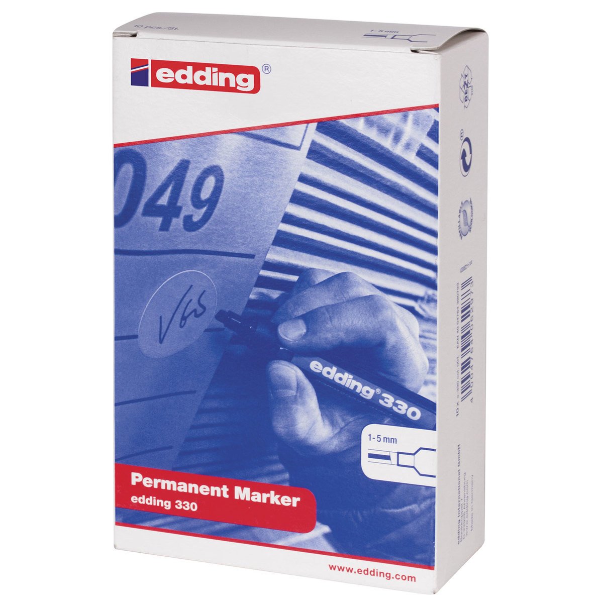 edding E-330 Permanent Marker Black - Image 3