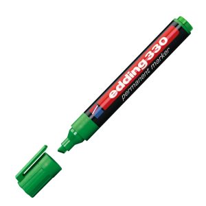 edding E-330 Permanent Marker, Green, Chisel Nib