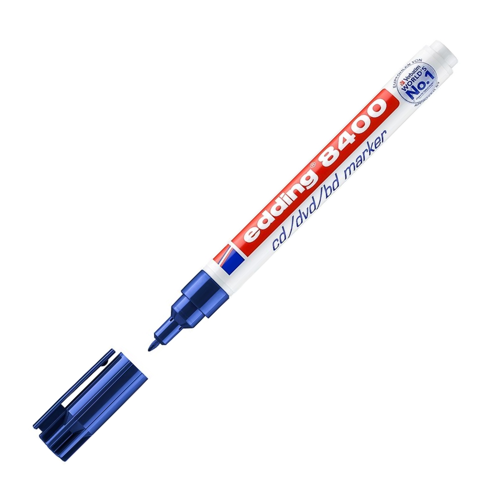 edding E-8400 CD/DVD Marker Blue