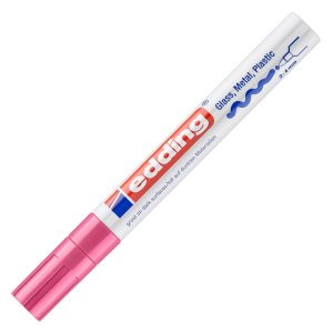 edding E-750 Permanent Paint Marker with Bullet Nib, Pink