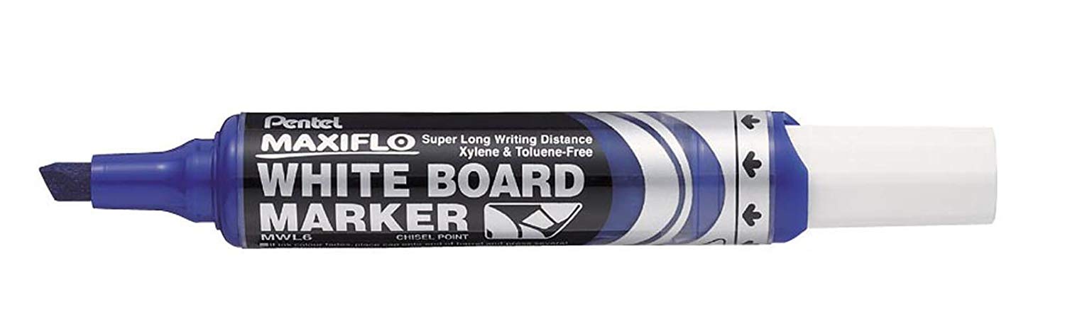 Pentel MWL6-C Whiteboard Marker Blue - Image 2