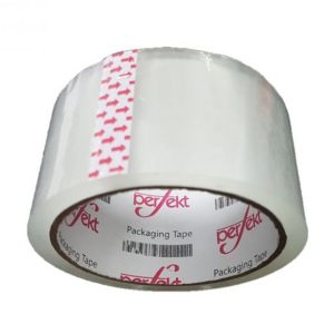Perfekt Clear Packaging Tape, 2in x 100 Yards