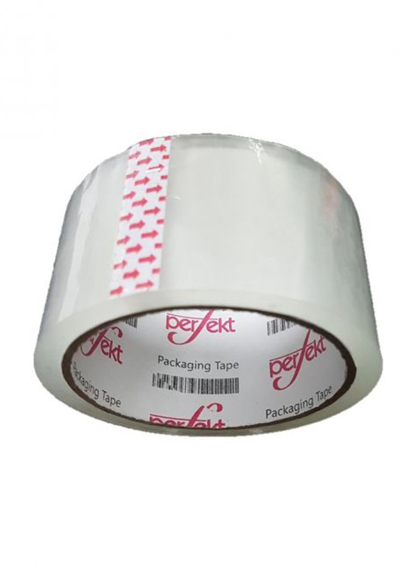 Perfekt Clear Packaging Tape, 2in x 100 Yards