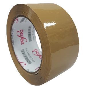 Perfekt Brown Packaging Tape, 2in x 100 Yards