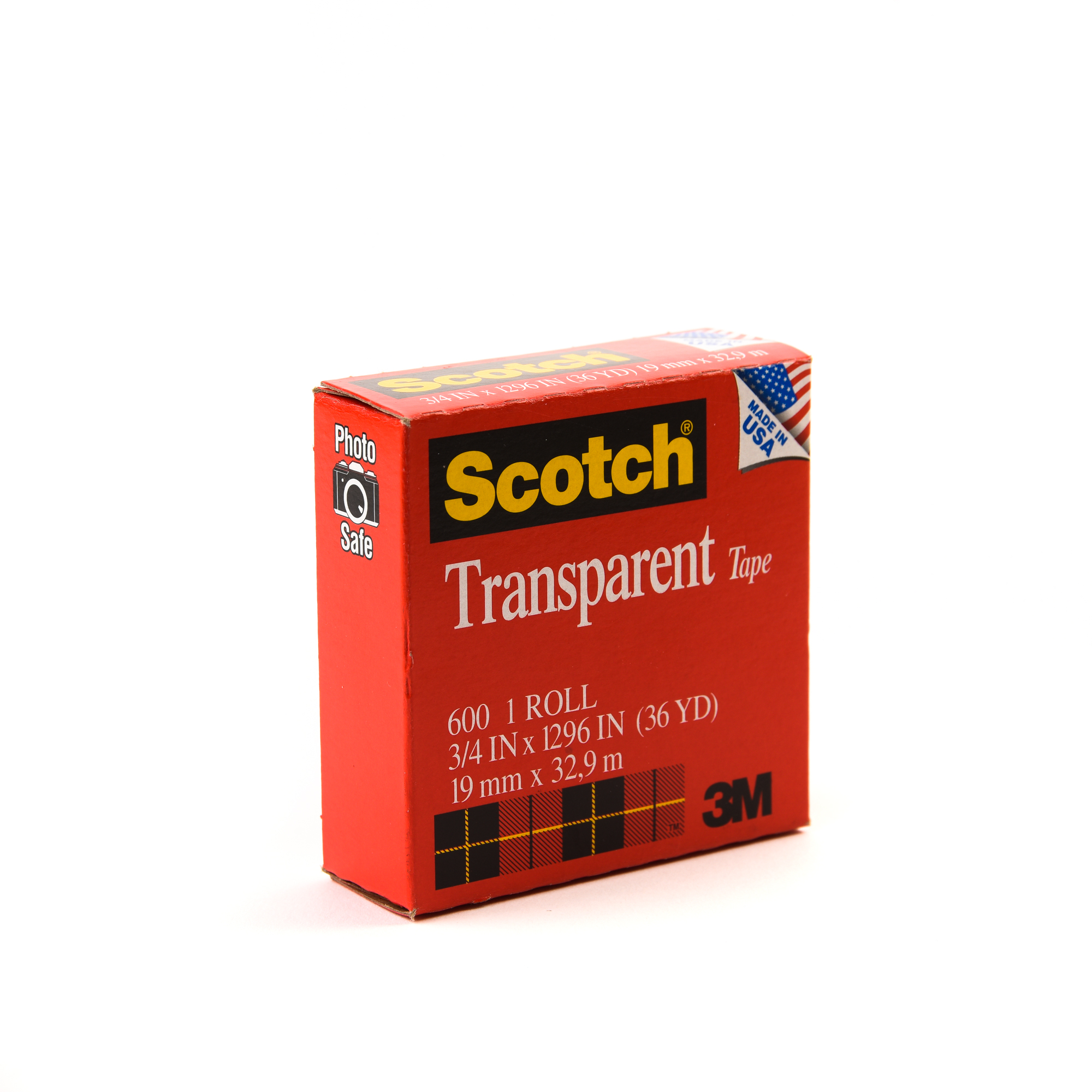 3M 600 Scotch Transparent Tape 3/4" x 36 Yards - Image 3