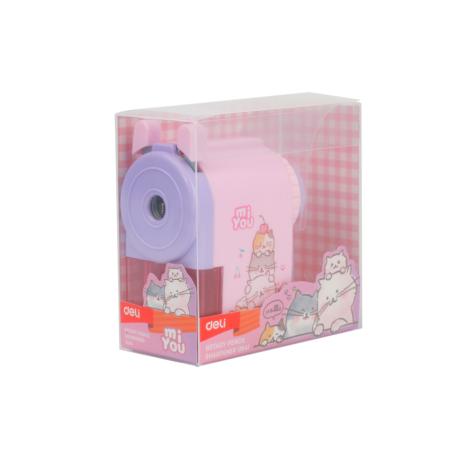 deli E0641 Rotary Pencil Sharpener, 90×43×88mm, Assorted Colors - Image 4