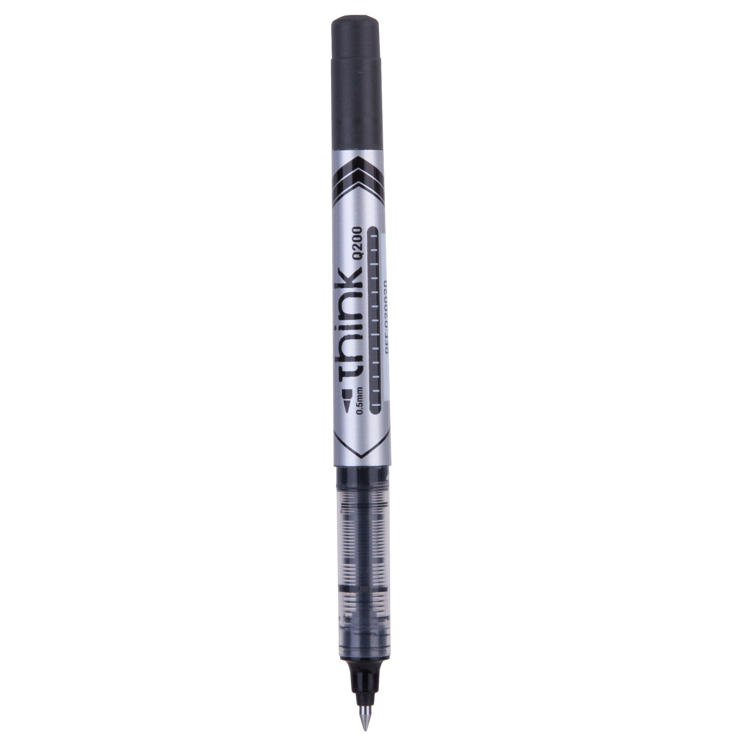 deli EQ20020 Roller Pen, Bullet tip:0.5mm, Black - Image 4
