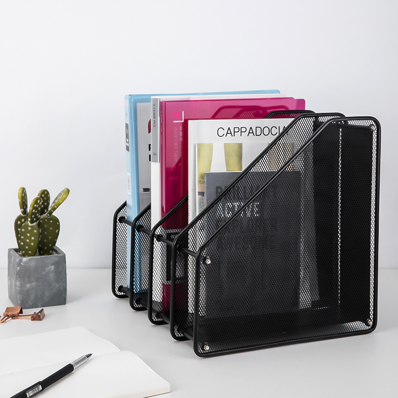 deli 78994 Magazine Container, 325*290*315mm, Black - Image 4