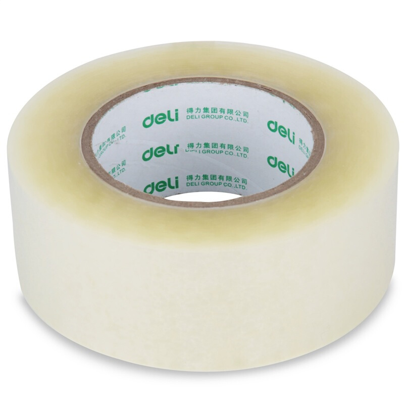 deli 30215 Packing Tape, 48mm*200y*45um(6rolls/tube), Transparent - Image 4