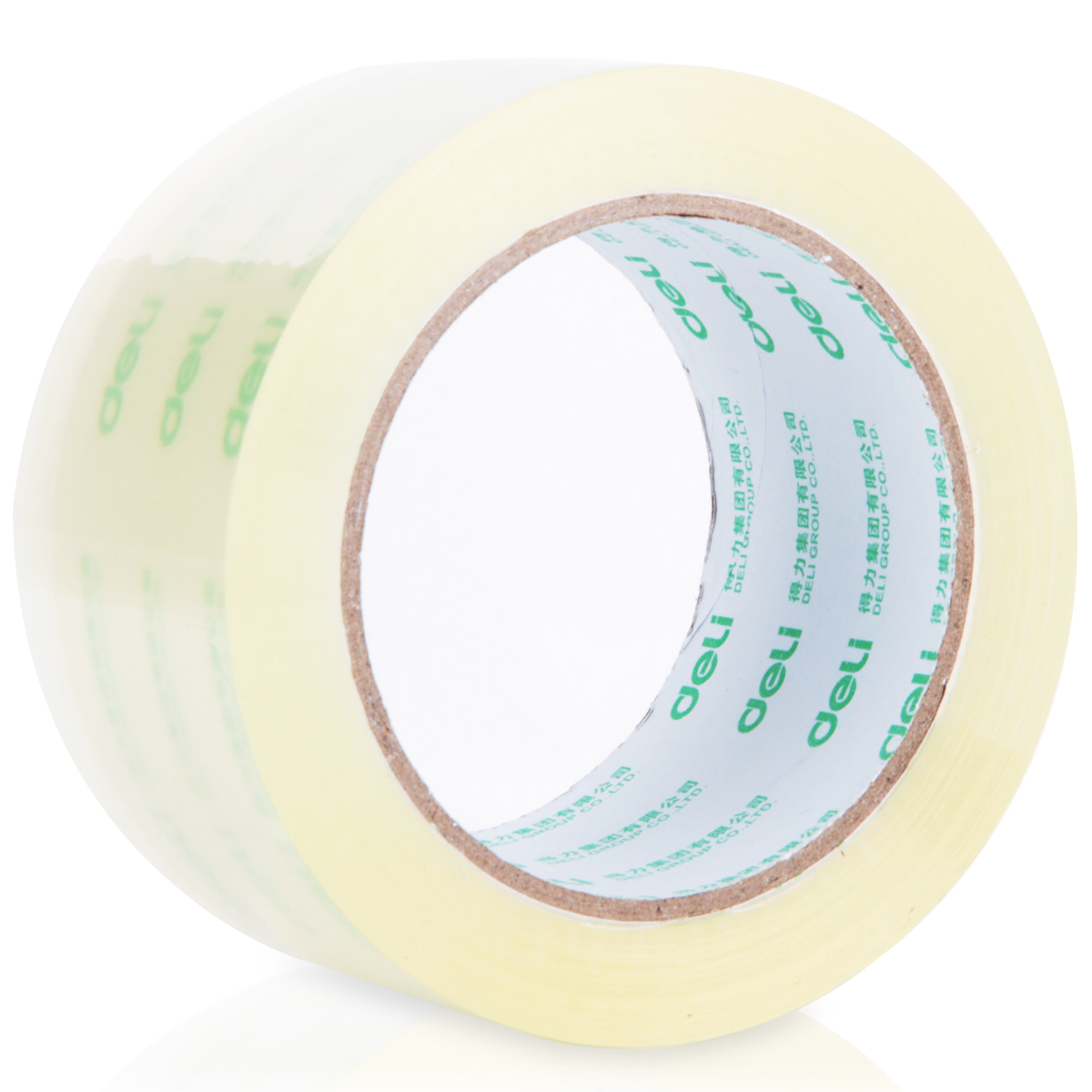deli 30289 Packing Tape, 55mm*80m*50um6rolls/tube, Transparent - Image 4