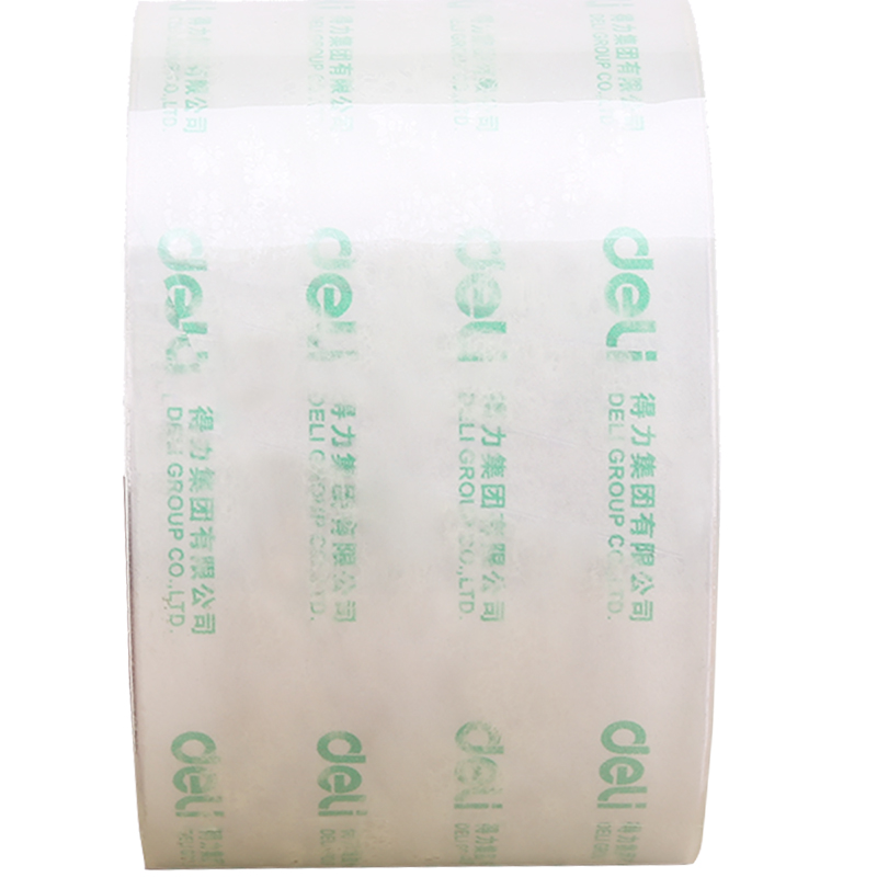 deli 30321 Packing Tape, 60mm*40y*50um(6rolls/tube), Transparent - Image 4